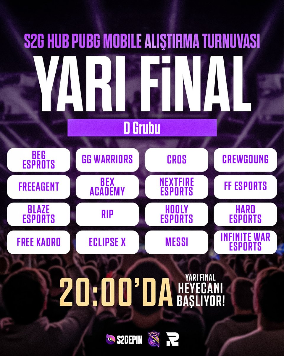 S2G Esports PUBG Mobile Topluluk Turnuvası Yarı Final Takımları Belli Oldu!