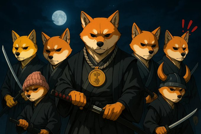nakago_eth's tweet photo. Unite all Shibas.

$NAKA $NEIRO $WIF $SHIB $DOGE $FLOKI $BONK https://t.co/GIHNZAZMtU