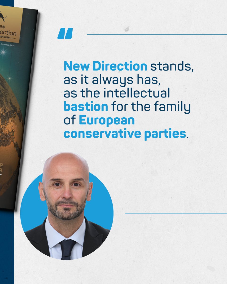 NDConservatism's tweet photo. Guiding Conservatism” is the magazine that brings together stories, reflections, and debates, offering an in-depth look at our community and the values that shape New Direction’s identity.
You can download it from our official website. https://t.co/nXEHjyg6zc