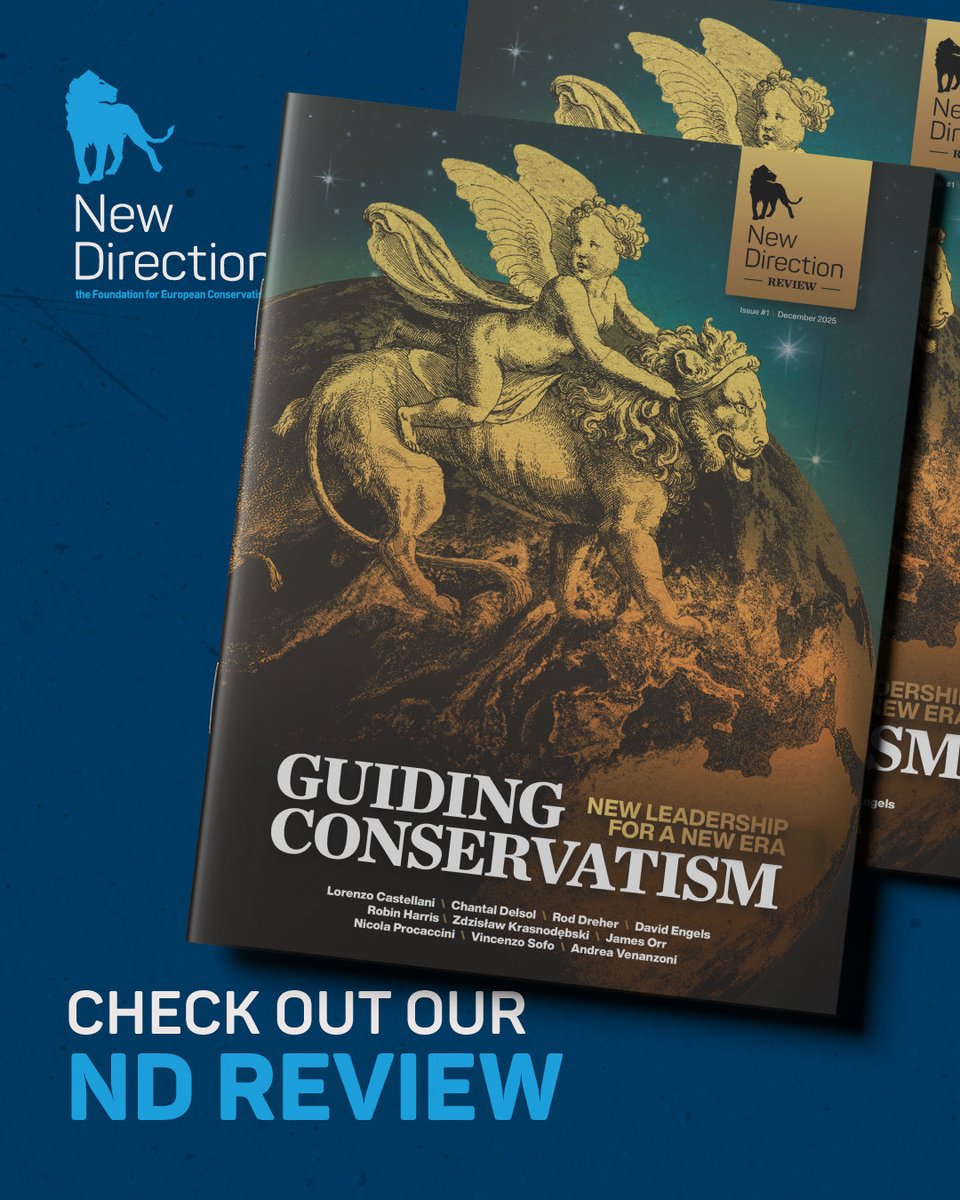 NDConservatism's tweet photo. Guiding Conservatism” is the magazine that brings together stories, reflections, and debates, offering an in-depth look at our community and the values that shape New Direction’s identity.
You can download it from our official website. https://t.co/nXEHjyg6zc