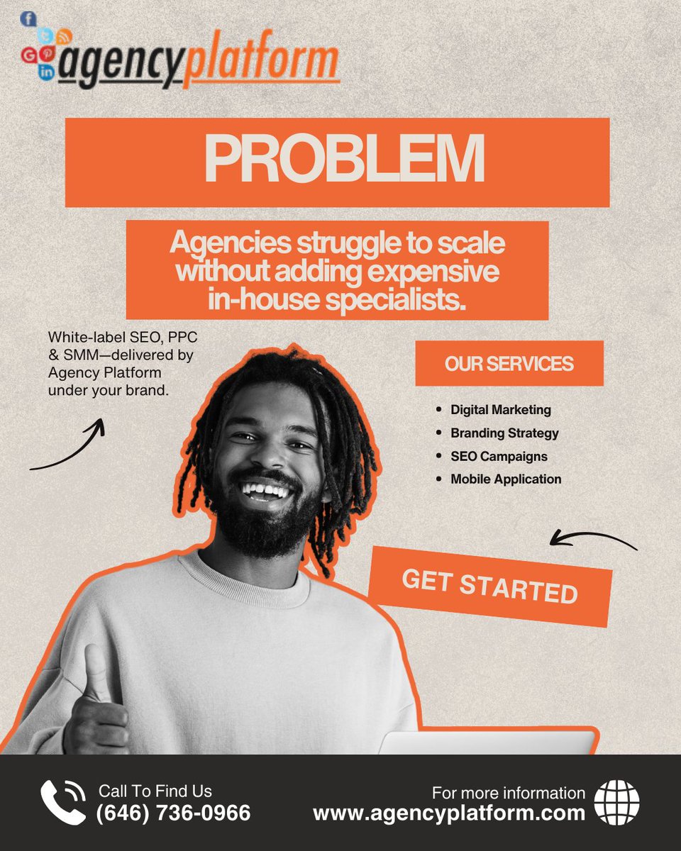 AgencyPlatform's tweet image. Grow your service offerings without increasing payroll.
Our expert team handles the fulfillment, while your agency takes the credit.
agencyplatform.com 
#AgencyGrowth #WhiteLabelServices #ScaleSmart