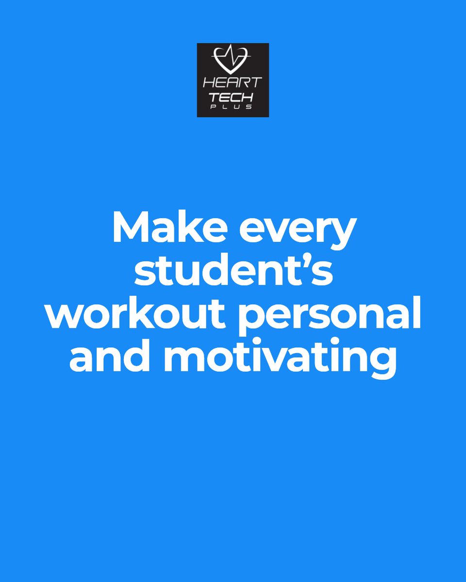 HeartTechPlus1's tweet image. Fitness tech in schools builds healthier, more active students. Heart rate monitoring makes exercise engaging and personalized. Educators tailor lessons and boost participation. Students stay motivated and develop lifelong healthy habits.