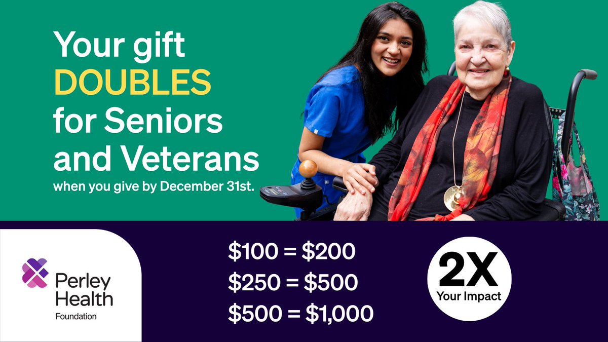 PerleyHealth's tweet image. ⏰ 3 DAYS LEFT to double your gift!

Our Boards will match every $ up to $35K for seniors &amp;amp; Veterans—but ONLY until Dec 31. Don't miss this chance to double your impact. Give now: perleyhealthfoundation.ca/year-end-giving

#MatchingGift #PerleyHealth