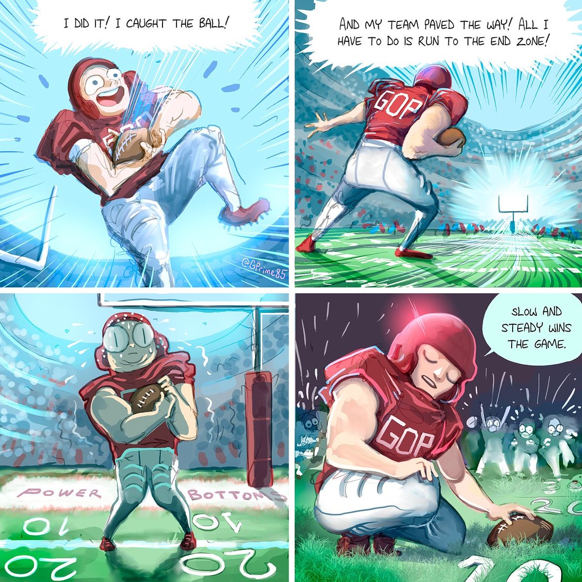 GPrime85's tweet image. "Republicans have the majority! Why isn't anything happening?"