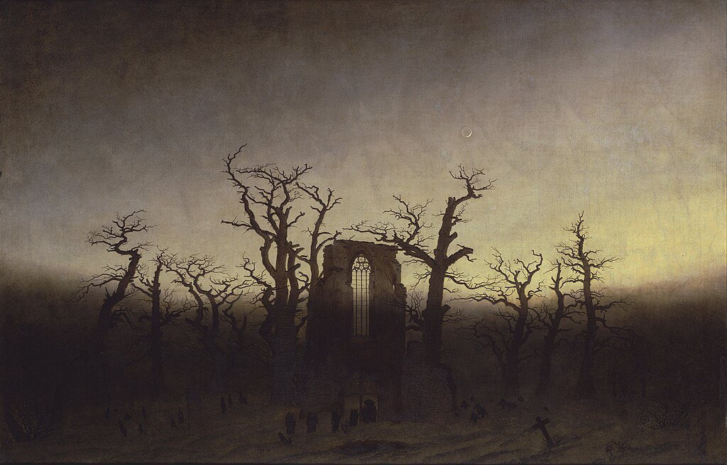 The Abbey in the Oakwood — Caspar David Friedrich