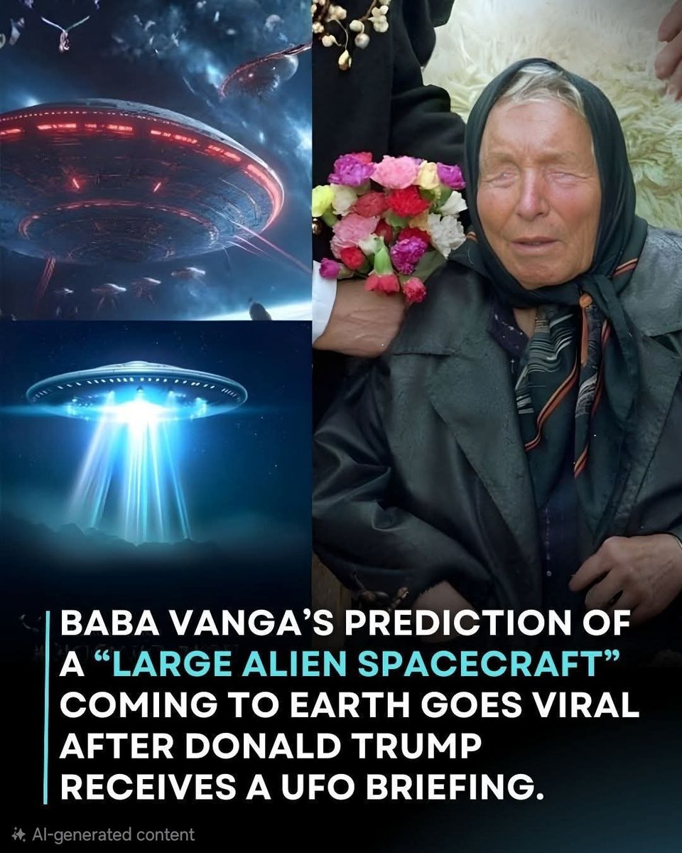 A prediction by the famed mystic Baba Vanga has gone viral after reports surfaced that Donald Trump received a UFO briefing. Vanga, known for her eerie forecasts, allegedly foresaw the arrival of
