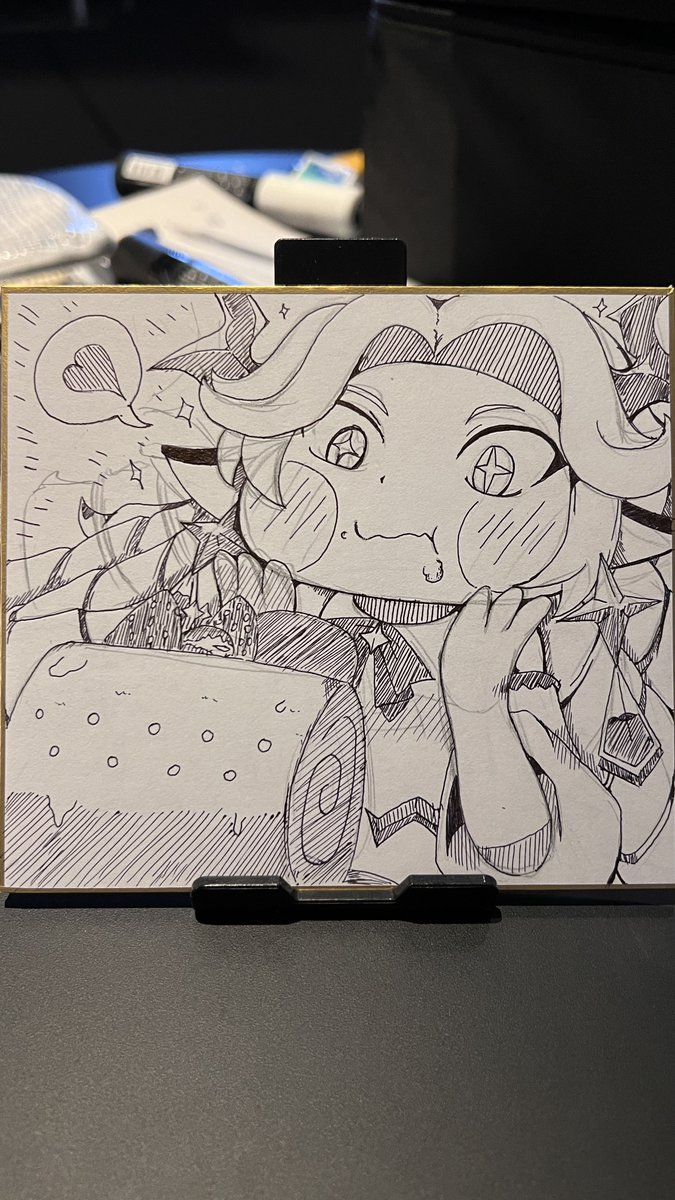 C107用のミニ色紙、3枚出来ましたわよ。
1枚1000円で頒布いたします。
頒布そのものは12時予定で、それまでは展示させてもらいます。
1枚目:ヒシアマゾン(コブラ)
2枚目:ヴィルシーナ(ジョン・シナ)
3枚目:ヴィヴィ(トリッカル) 