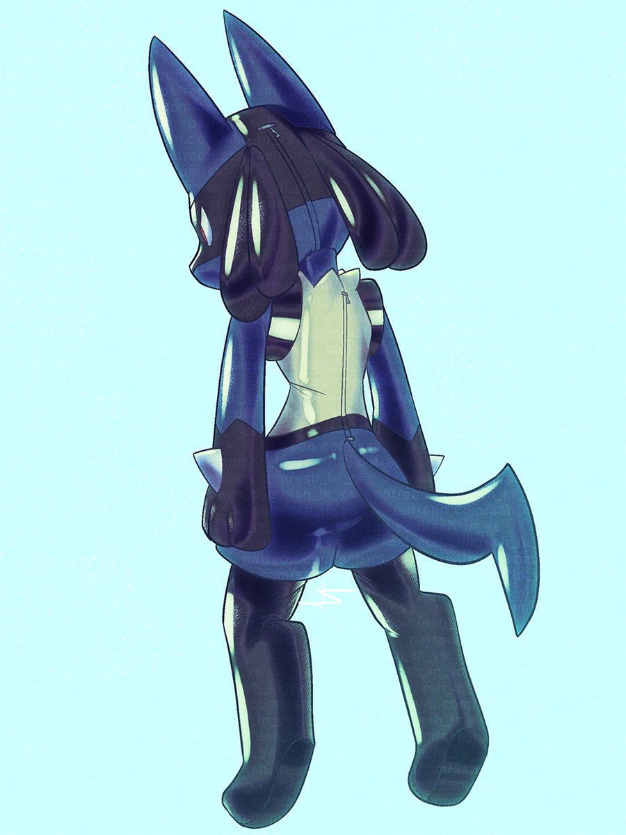 sh_in_ys's tweet image. Think about getting stuck in this Lucario one-piece suit :P #TFTuesday #TF