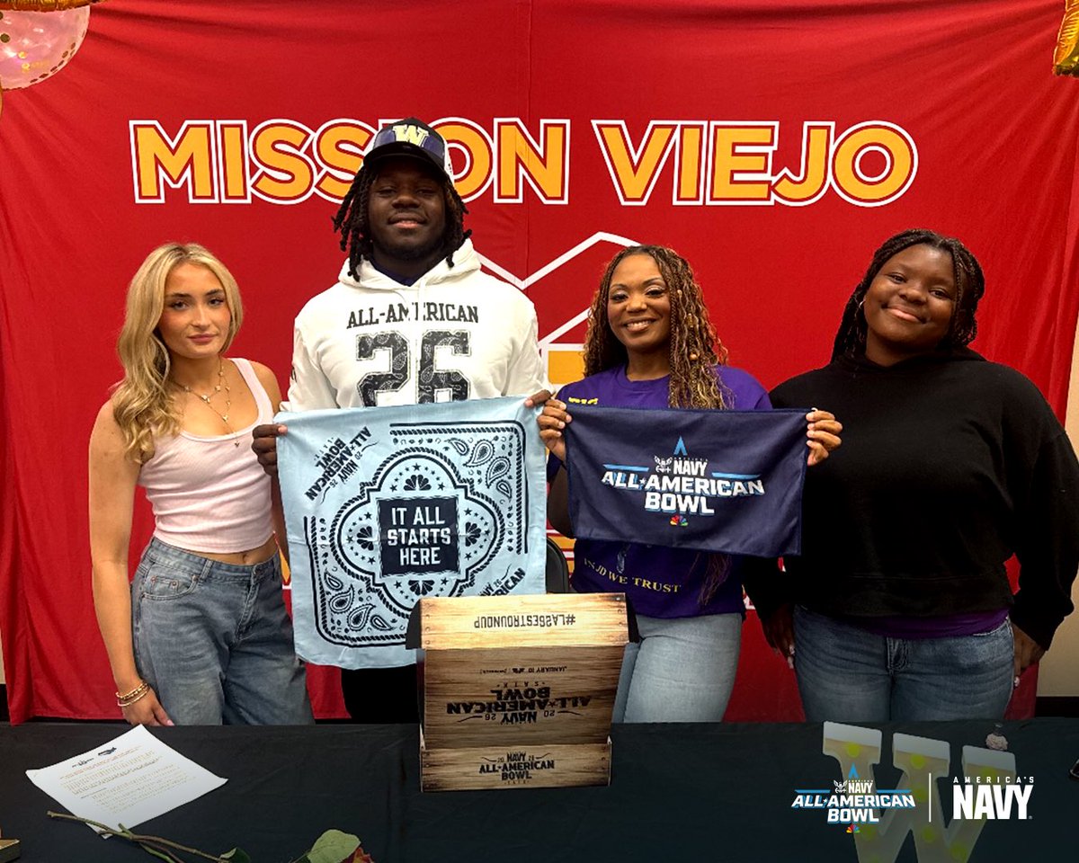 Navy All-American Bowl tweet media