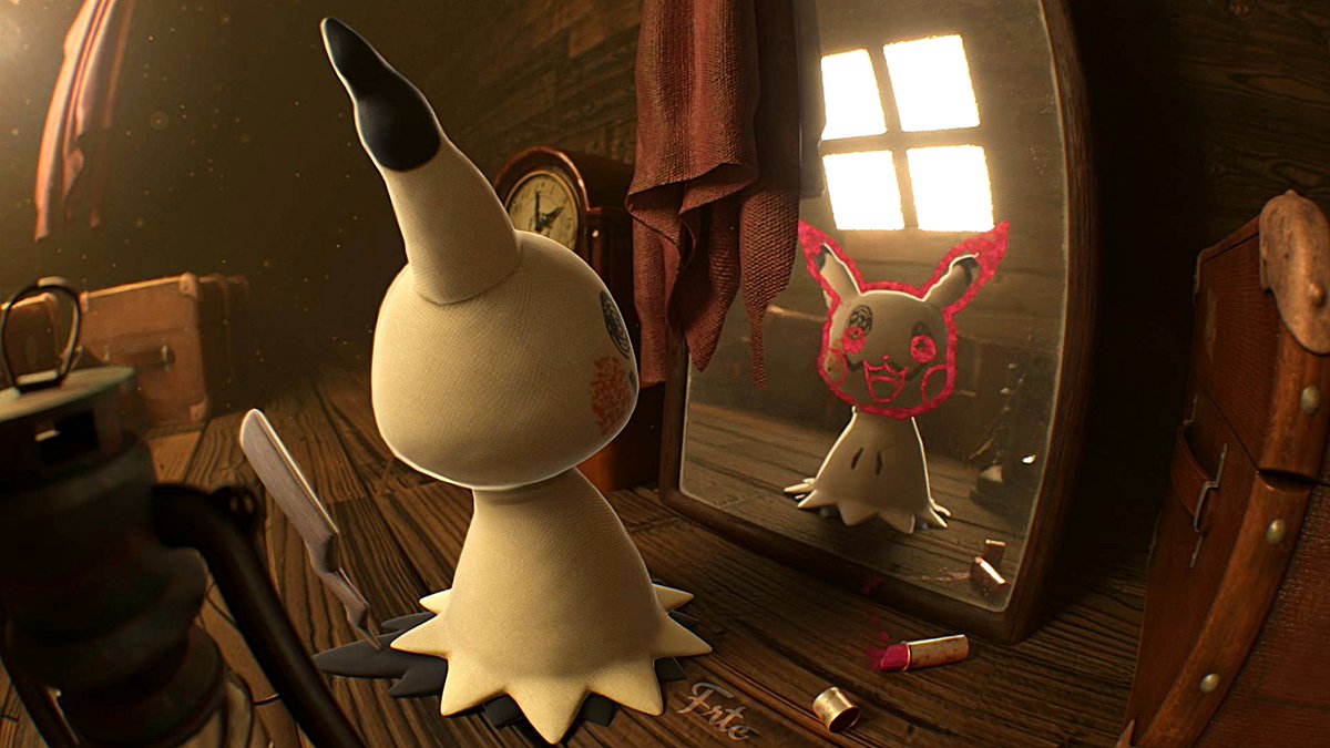 MrFrtc's tweet photo. "I wish I could be loved the way he is." ✍️
The Curse of Mimikyu 👹 https://t.co/NjyZNKEgC7