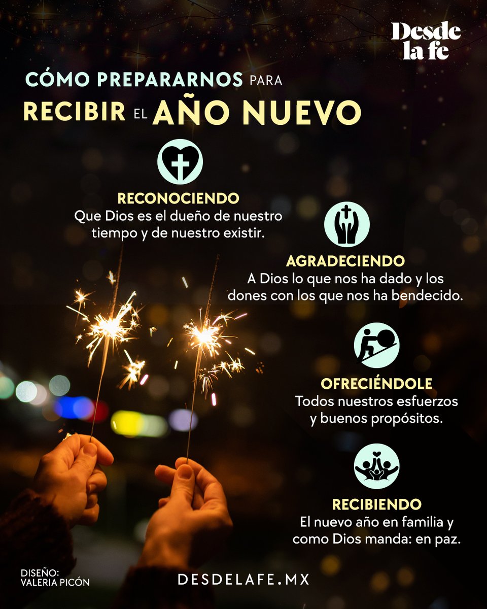 Antes de empezar el año, detente, agradece, perdona y confía.
¡Dios ya está trabajando en lo que viene! 🥹🙌

¿Cómo terminar bien el año? desdelafe.mx/noticias/sabia…

#AñoNuevo #Dios #Oración