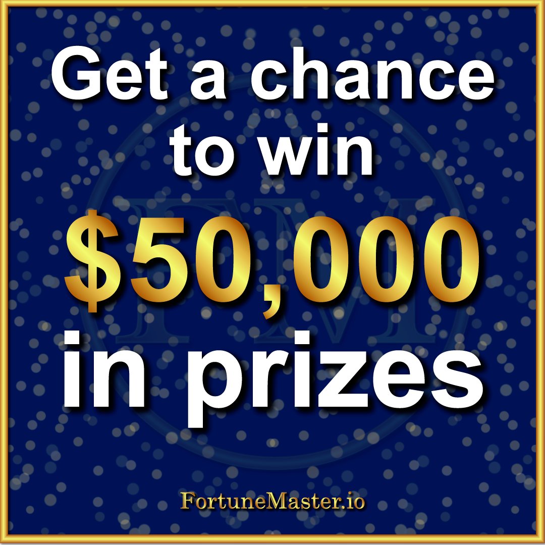 The4tuneMaster's tweet photo. Join our weekly giveaway for a shot at 3 NFTs for our $50k prize draw!
With $50,000 FMC up for grabs among 3 lucky winners, your fortune awaits!
To enter: Like & RT
๐ธTag 3 friends for an extra chance to win!
Ends: January, 05
Prize: 1 NFT for our $50k prize draw
Number of Winners: 03
Round: 90
Follow us for updates & results.
You can also buy your NFT in our website and get more chances to win!
https://t.co/axq9h7cEES
๐ Good luck!
#FortuneMasterDraws #Giveaway #NFTGiveaway