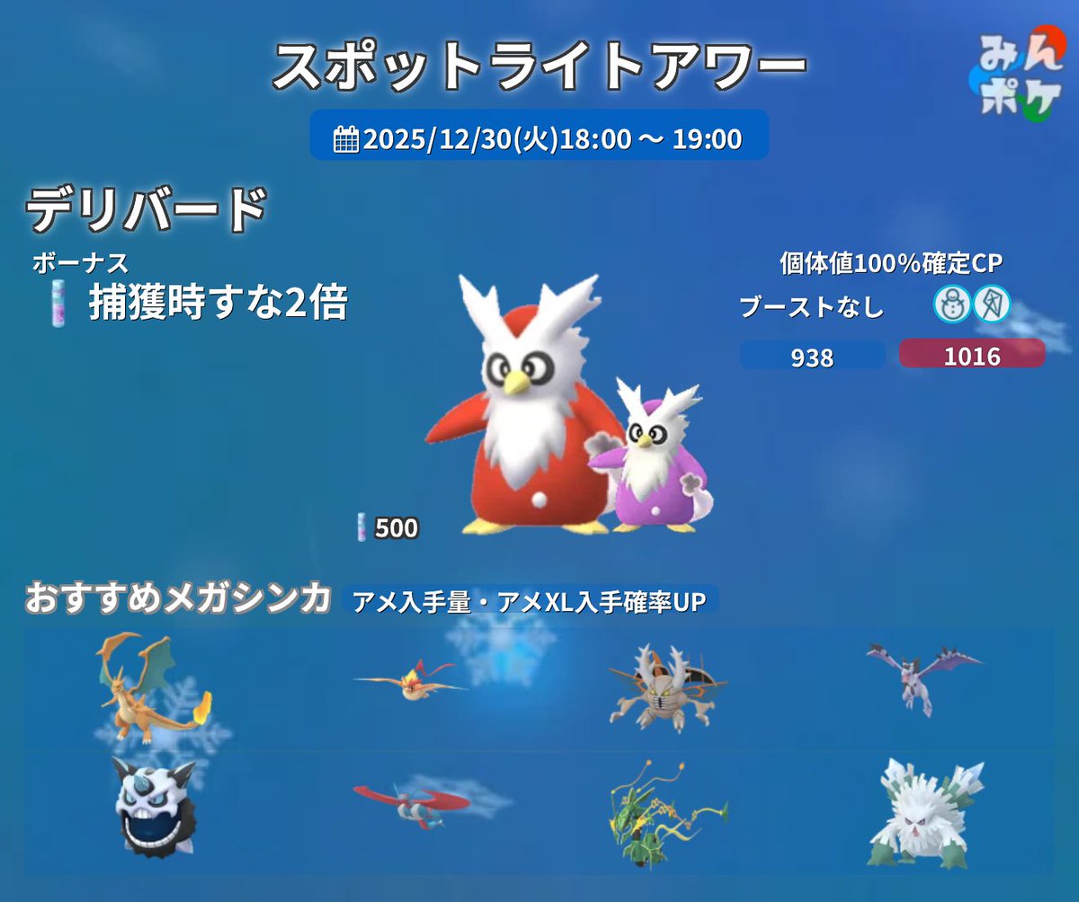 ポケモンGO攻略⚡みんポケ (@pokemongo_db) / Highlights / X