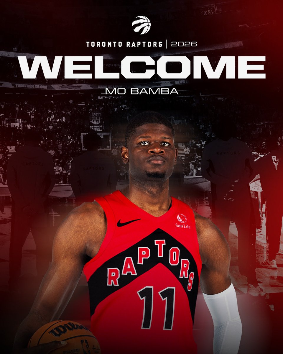 Raptors's tweet image. Welcome to the squad, Mo Bamba 🤝