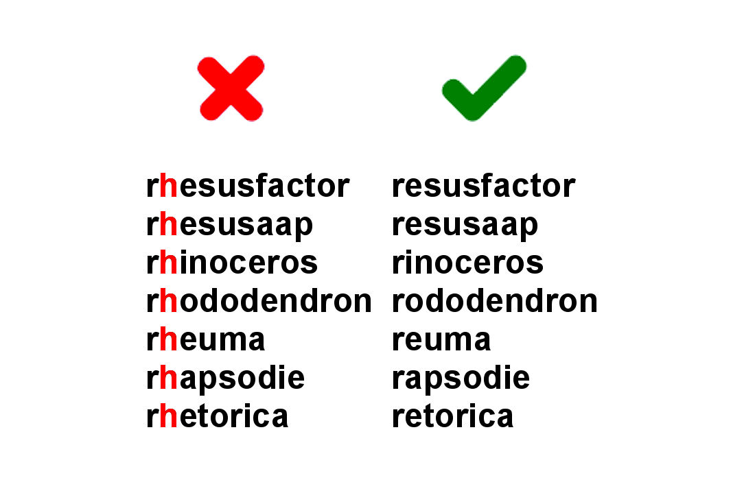 Lastig bij de Plus-Taaltest op plusonline.nl/taaltest van afgelopen week: resusfactor, zonder h, net als resusaap. 40% had dit goed. Vroeger met rh geschreven, maar de officiële spelling is nu zonder h.
Zie ook beterspellen.nl/?pag=25
#plusmagazinenl #PlusTaaltest #resusfactor