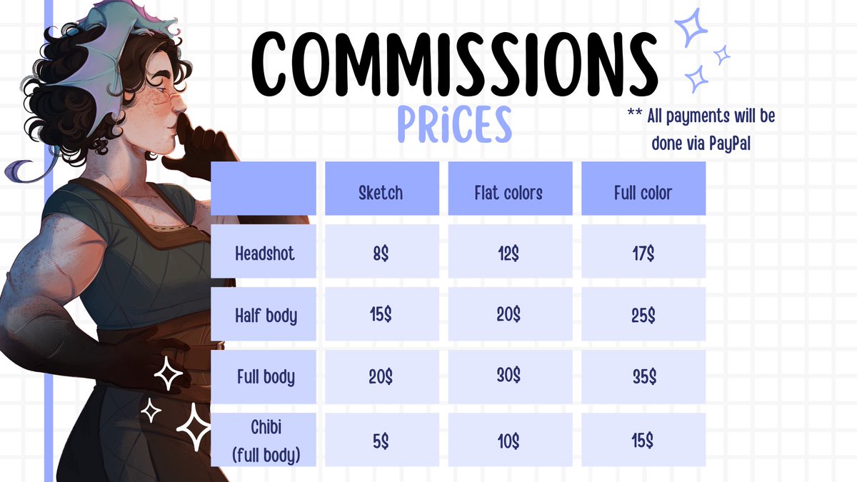 klamv__art's tweet image. ✨ COMMISSIONS OPEN

Hi!! I’m opening commissions until further notice !! Here’s the info, if you have any questions please let me know in dm or in the comments!!

Underneath are my T.O.S