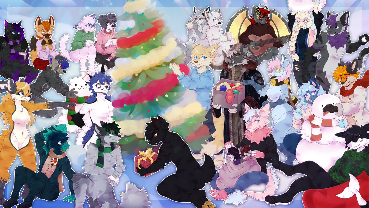 Server Banner Comm!  #BannerCommission #FurryCommissions #FurryArt #ChristmasFurry

22 characters !
