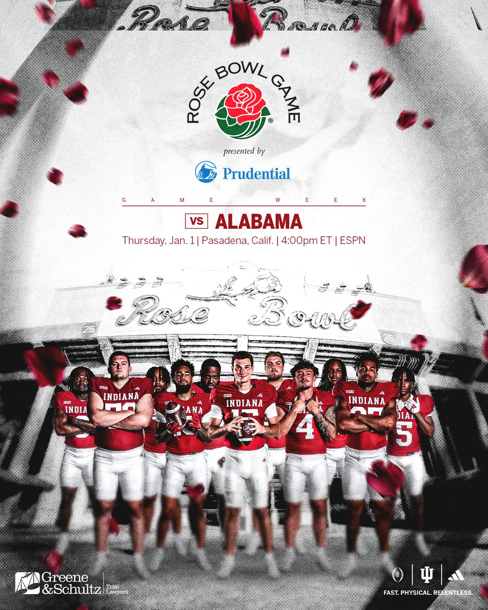 IndianaFootball's tweet image. Ready for the Rose Bowl.