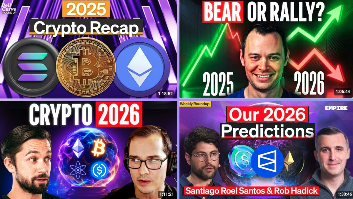 This thread saves you hours of crypto YouTube.

Top 10 interviews of the week, sorted by engagement, summarized into TLDRs.

Read this and stop adding to your “watch later” list 👇🏻