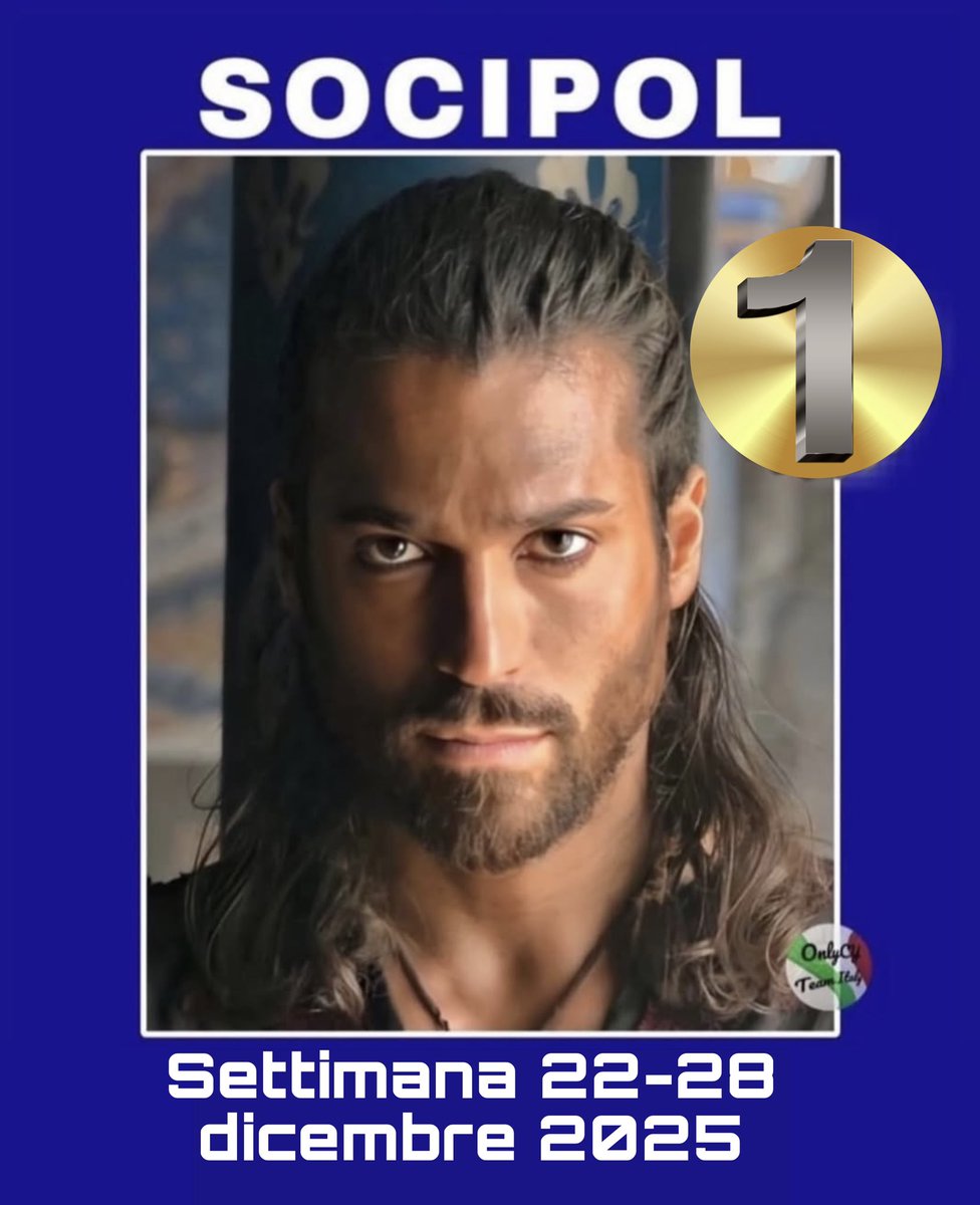 OnlyCanTeam's tweet photo. Nell'ultima settimana dell'anno che si è conclusa il 28/12 Can Yaman e' al primo posto classifica Starmeter Imdb.
E' tra i primi 2500 artisti su 15 milioni monitorati in tutto il mondo.
#CanYaman
#Starmeter #imdb
#OnlyCanYamanTeamItaly https://t.co/7CtDC6q68w