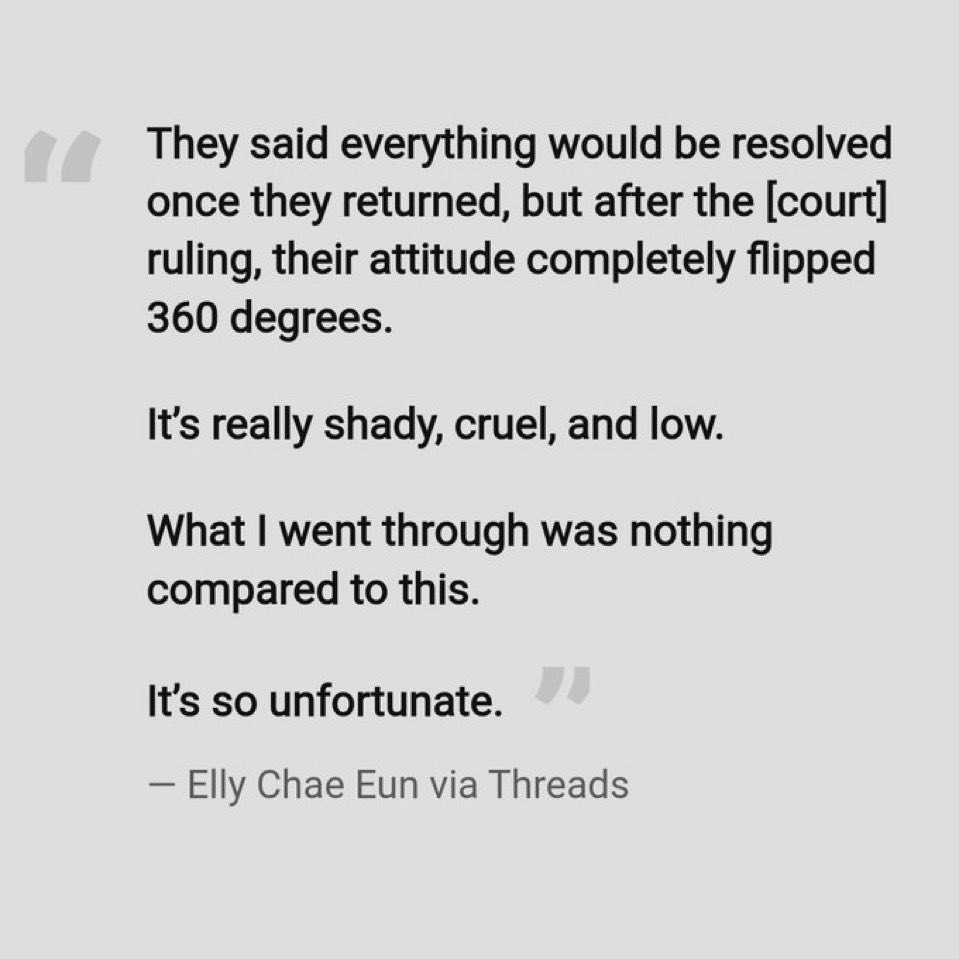 JasmeenAlana's tweet image. An ex Hybe employee said this 

🔗: koreaboo.com/news/adors-abr…

For those who believe the girls switched up on each other, please just leave the fandom, because I genuinely do not understand how you have managed to last this long without basic critical or logical thinking. It is…