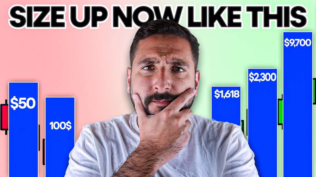 NEW VIDEO🚨

-The Secret Traders Use to Make 10x More (I Didnt Believe It Either) 
-How To Size Up In Your Trading EXPLAINED 

youtu.be/d8q5HzJG43c