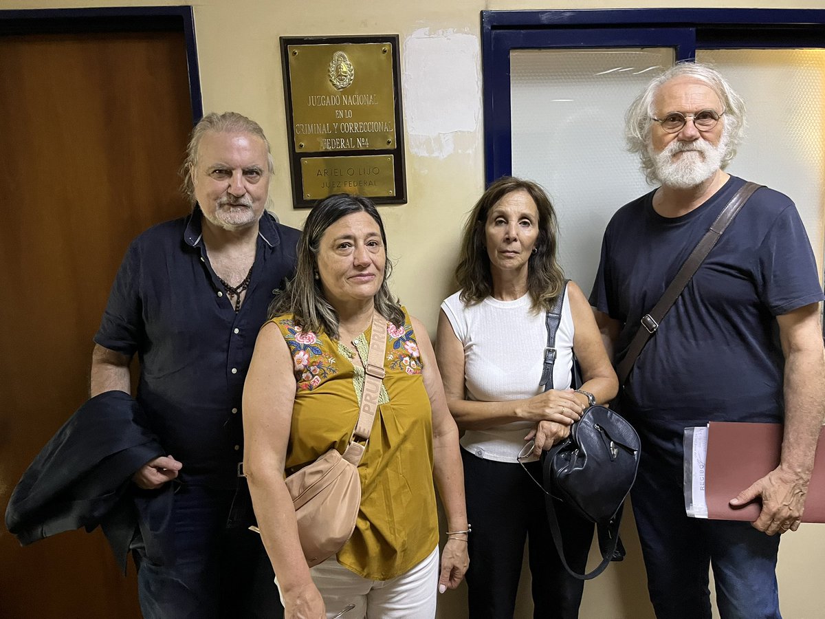 12delasantacruz's tweet image. Hoy hicimos efectiva la presentación de la denuncia penal contra la diputada Lilia Lemoine y demás participantes del programa en el cual se reivindicaron los vuelos de la muerte.