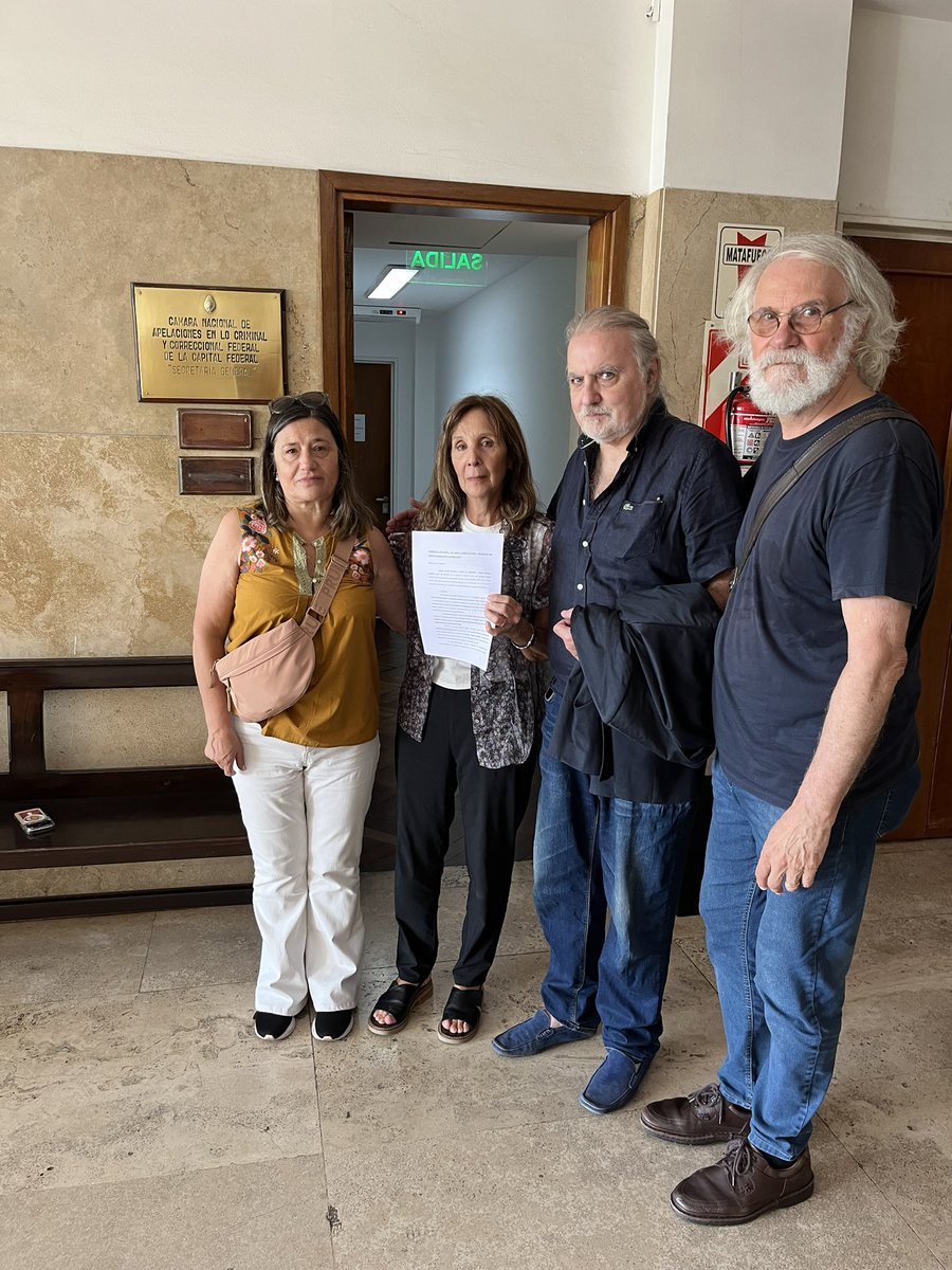 12delasantacruz's tweet image. Hoy hicimos efectiva la presentación de la denuncia penal contra la diputada Lilia Lemoine y demás participantes del programa en el cual se reivindicaron los vuelos de la muerte.