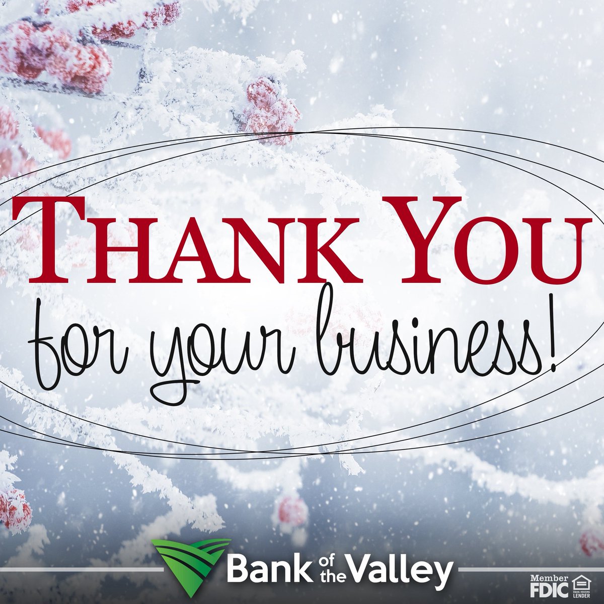 As this year comes to a close, we want to say THANK YOU to our customers and communities for your continued service and support. We will continue to do our best to help you reach your goals and dreams as you take on the new year. Cheers to an even better 2026!