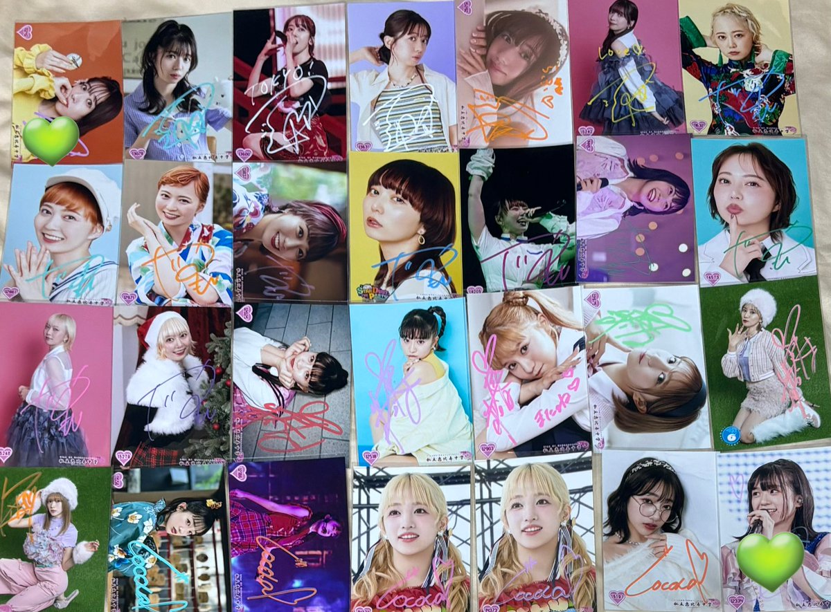 私立恵比寿中学　エビ中　えびちゅう　サイン　生写真　パネル　安本彩花　中山莉子 私立恵比寿中学 エビ中 えびちゅう サイン 生写真 パネル 安本彩花