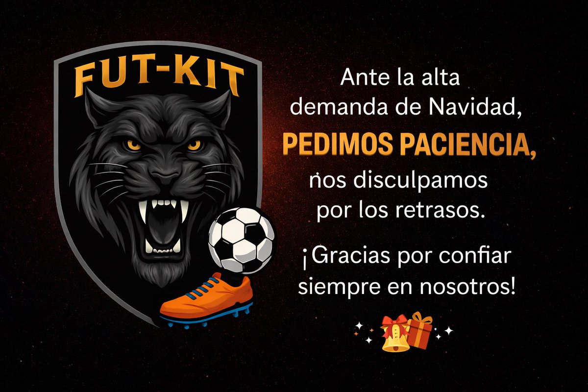 Como muchos sabréis varios paquetes se están retrasando, debido a la alta demanda de las navidades.
Poco a poco van llegando paquete.

Feliz navidad 🎄🎁 
#futkit