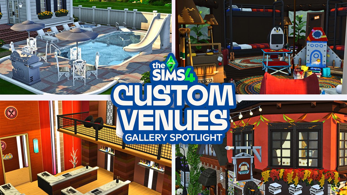 TheSimCommunity's tweet photo. GALLERY SPOTLIGHT: 15 Amazing #TheSims4 Custom Venues On The Gallery! 💡
>> https://t.co/Z2RAbPYM3N https://t.co/fayUVCnVhY