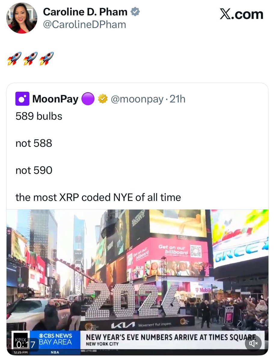 InvestWithD's tweet image. 🚨𝐃𝐎𝐔𝐁𝐋𝐄 𝐂𝐎𝐑𝐑𝐄𝐂𝐓𝐈𝐎𝐍: 𝐓𝐢𝐦𝐞𝐬 𝐒𝐪𝐮𝐚𝐫𝐞 𝐃𝐈𝐃 𝐅𝐥𝐚𝐬𝐡 “𝟓𝟖𝟗” — 𝐎𝐟𝐟𝐢𝐜𝐢𝐚𝐥 𝐖𝐞𝐛𝐬𝐢𝐭𝐞 𝐈𝐧𝐟𝐨 𝐖𝐫𝐨𝐧𝐠 &amp;amp; 𝐌𝐢𝐬𝐥𝐞𝐚𝐝𝐢𝐧𝐠 — 𝐄𝐱-𝐂𝐅𝐓𝐂 𝐂𝐡𝐚𝐢𝐫 𝐂𝐎𝐍𝐅𝐈𝐑𝐌𝐄𝐃 ✅

Yes, “589” actually flashed on TV in Times Square. That part is…