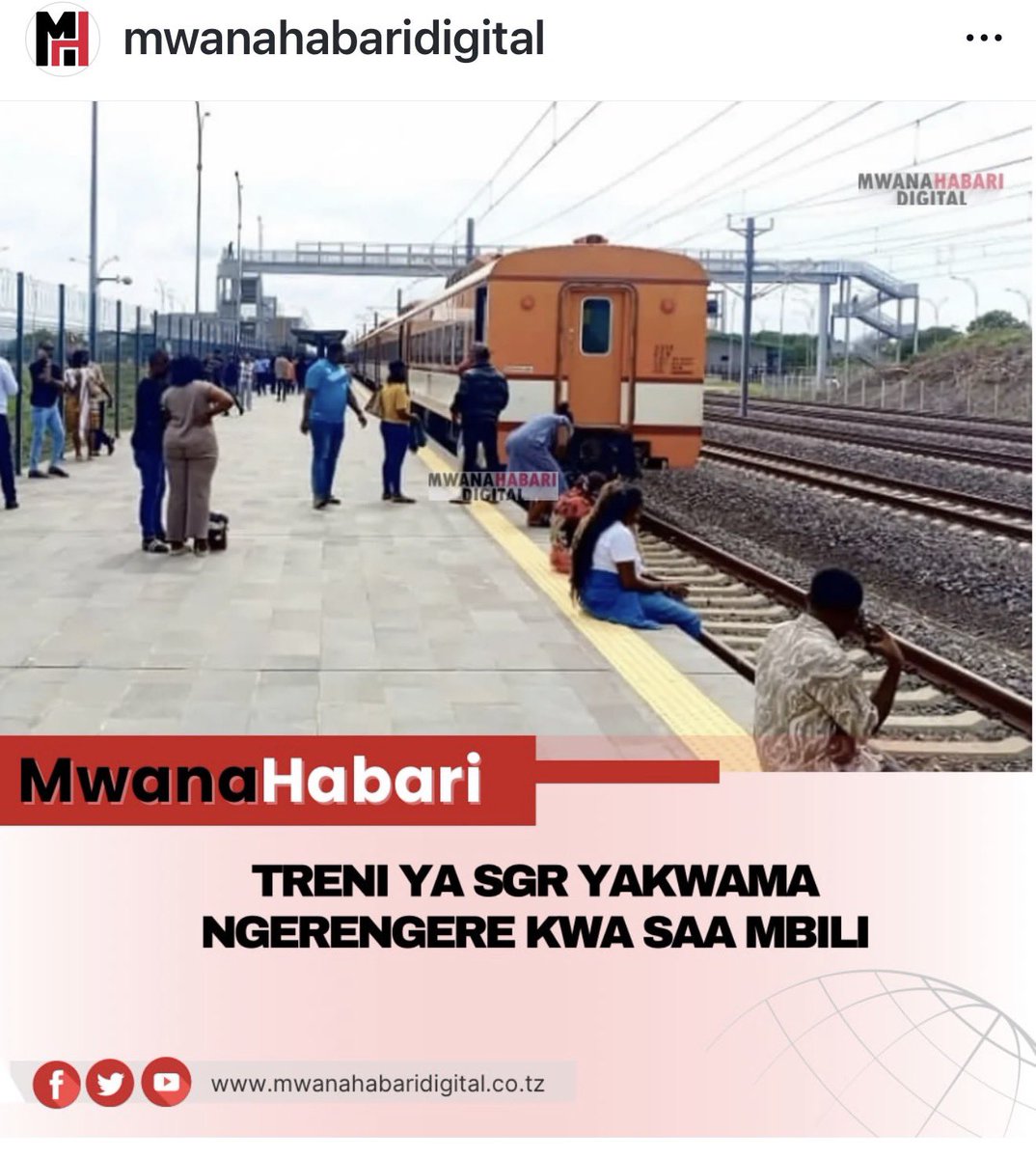 KIA Airport imeondoka.

Bandari kwa waarabu.

Tazara wachina.

Soon SGR utasikia na yenyewe wanakabidhiwa wageni wengine…

Inawezekanaje mradi wa trilioni 14 eti ndani ya miaka mitatu. train haitembei kwasababu ya mvua!!!! Kwani hakufanyika upembuzi yakinifu, wakati wa ujenzi?
