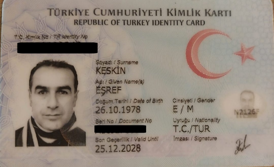 📢 KAYIP İLANI 📢
Bismil’de Eşref Emen adına düzenlenmiş kimlik kaybolmuştur.
Bulan veya görenlerin 0538 773 81 64 numaralı telefona bilgi vermeleri önemle rica olunur.
📍🤲 Duyarlılığınız için şimdiden teşekkür ederiz.