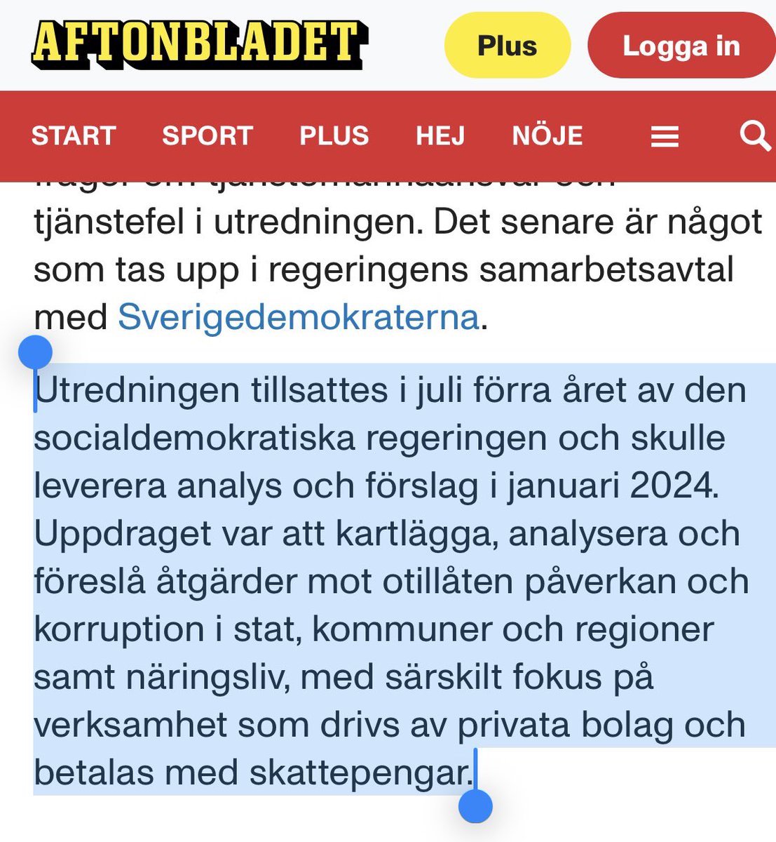 Högern går bananas över välfärdsbedrägerierna i Minnesota (Bra!) Men här i Sverige lägger högern ner utredning om korruption, röstar nej till offentlig insyn i välfärdsföretagen och kallar de som vill stoppa möjligheten för företag att göra vinst på skattepengar för kommunister.