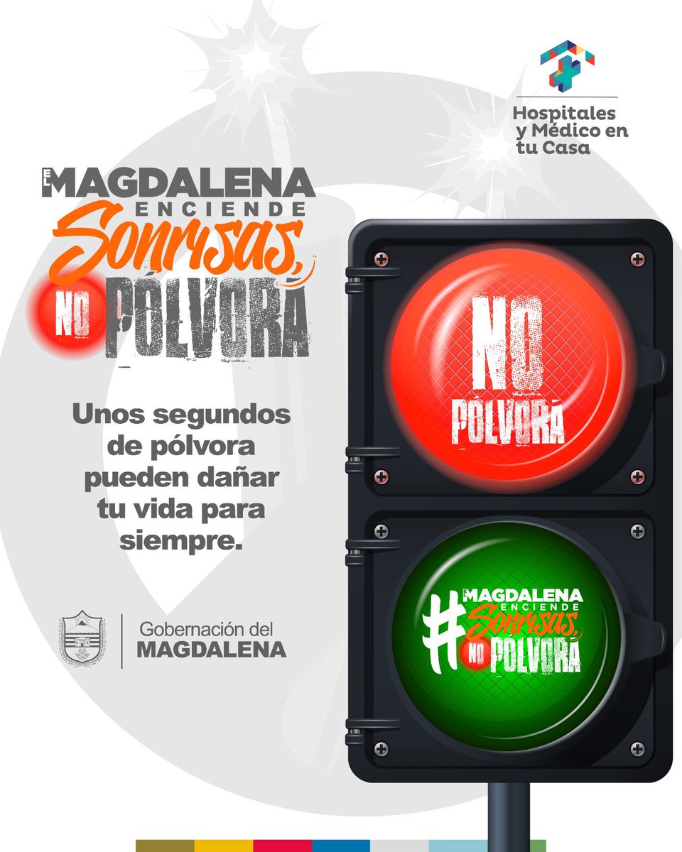 Unos segundos de pólvora pueden dañar tu vida para siempre. No vale la pena arriesgar tus manos, tu vista o tu tranquilidad por un instante de ruido. 

En esta temporada elige la seguridad y celebra en familia y con salud. ❤️

#MagdalenaEnciendesonrisasNoLaPólvora