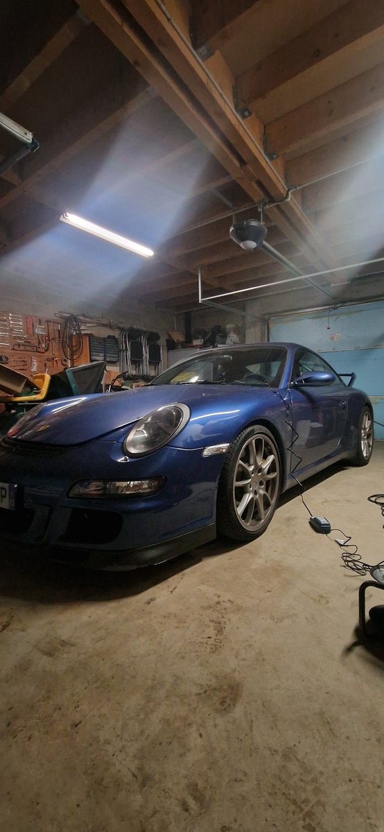 Went to the garage to grab a beer, had to stop and stare.

It still hasn't sunk in that this is mine. It's the most incredible object I've ever owned, the best car I'm likely to drive and my proudest material achievement.

It may not last forever but I'll savour every moment.