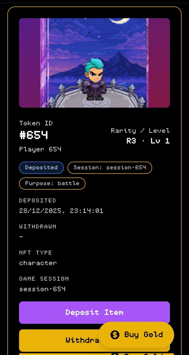 Just bought my first genesis in <a href="/isekaiblade/">Isekai Blade ⛩️</a>