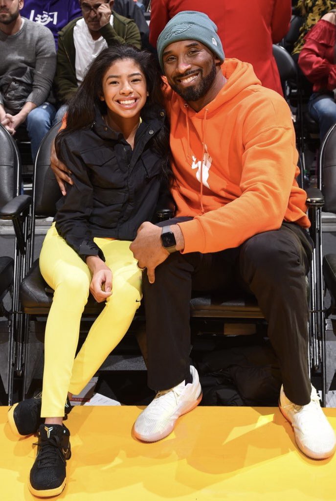kobehighlight's tweet photo. 6 years ago today. Girl Dad forever. 💜💛 https://t.co/hCmE86mO3h
