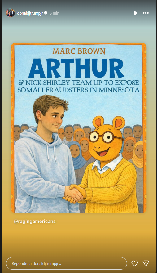 instagram.com/stories/donald… donaldjtrumpjr just posted Arthur on his story !!