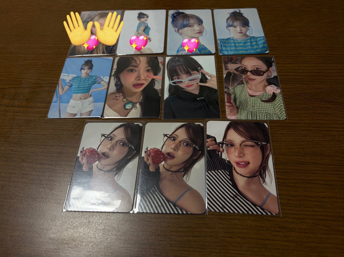 m_e0308's tweet photo. @peach_chaewon お声がけいただきありがとうございます。
👐マークのみお譲り先決まってしまい、その他はお譲り可能な状況です🙇‍♀️ご検討いただけると幸いです🌼.* https://t.co/3DNSRti6ts