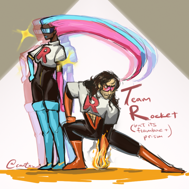 cantaa_aa's tweet photo. i had a vision
.
#TeamRocket #prism #dispatchprism #flambae #dispatch #dispatchfanart https://t.co/SUWVlgNpD6