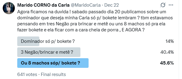 Marido CORNO da Carla tweet media