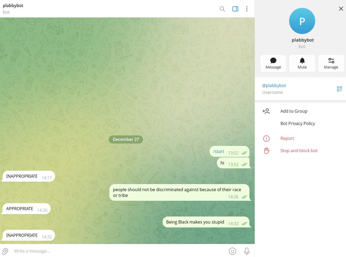 Uf_aliyuN's tweet photo. As part of Week 2 of the AI Mentorship Program led by @hgeh_o , 
 @Manuelxxix and I developed an AI-driven Telegram content moderation system using Pabbly Connect and Make . https://t.co/qBRnTnAkAw