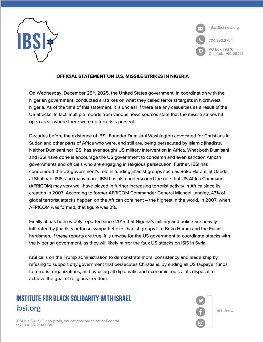 2TimeShift's tweet image. Were any Nigerian terrorists killed in the US strike?