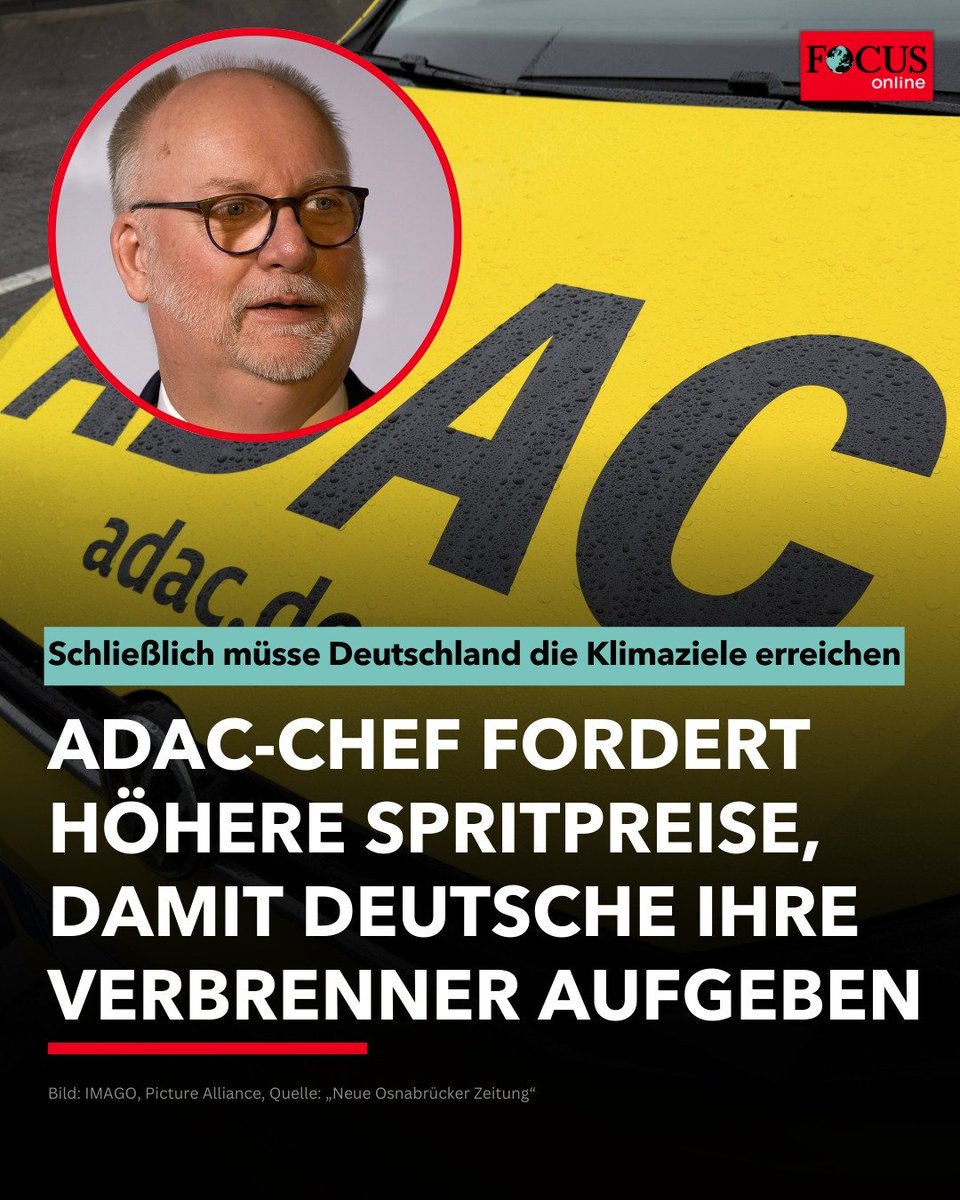 Heute ADAC gekündigt.
In  einem Interview lobt der ADAC-Präsident die CO2-Steuer: Autofahren  müsse teurer werden, damit Deutschland seine Klimaziele erfüllt.