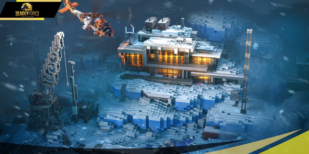 DeadlyForceBT's tweet photo. - •  Antarctic Haven l Full Interior l Download🔗 Download in BIO #minecraft #minecraftbuilds #minecraft建築コミュ https://t.co/GzSw1dAeSy