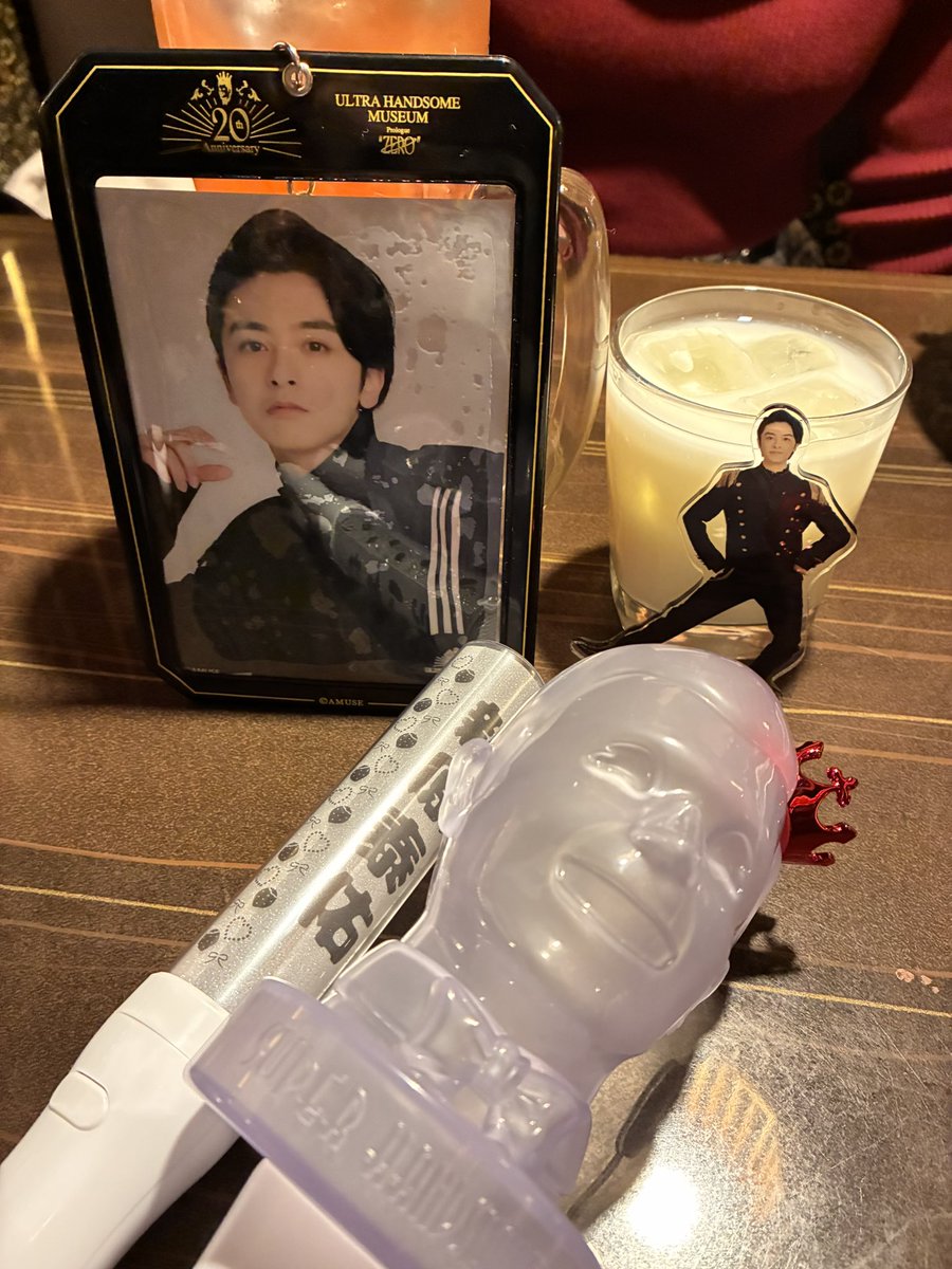 最終公演は娘と🫶人生初のアクスタを手にして嬉しそう🤭 申し訳ない