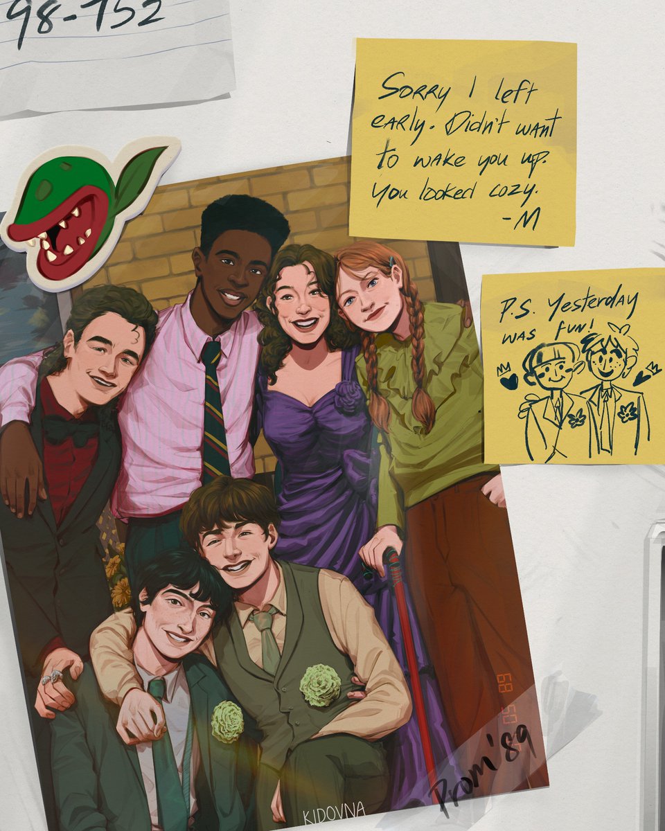 kidovna's tweet image. the party at senior prom (1989) #StrangerThings5